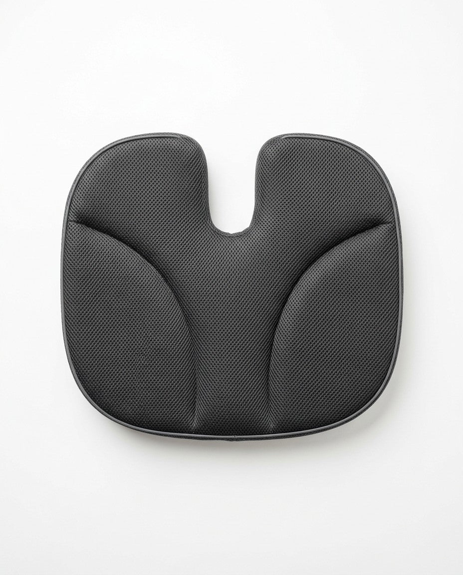 Top view showing the tailbone cut-out